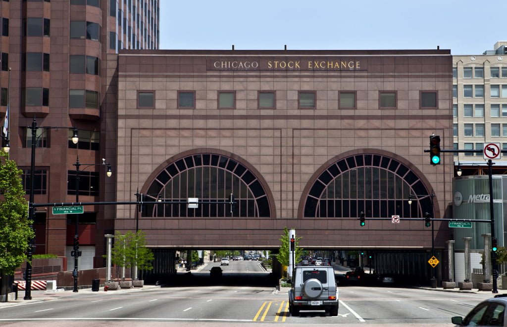 CHICAGO - MAY 19: One Financial Place, which houses the Chicago Stock Exchange, in Chicago, Illinois on MAY 19, 2013. (Photo By Raymond Boyd/Getty Images)